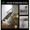 Decorative stainless steel handrail fittings